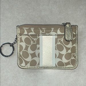 Small Coach Wallet Key Chain